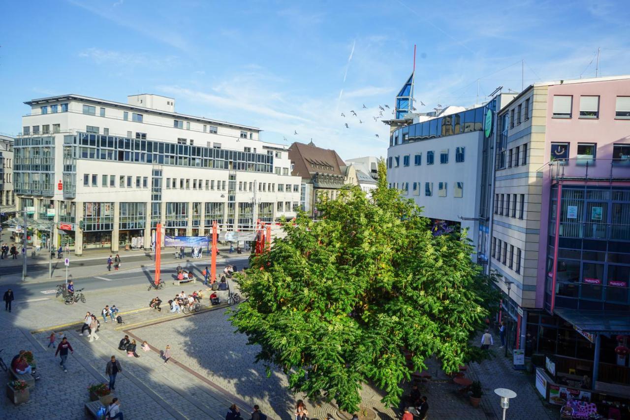 3-Raum City-Appartement Jena Esterno foto